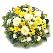 Posy Arrangement Yellow &amp; White