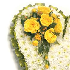 Based Heart Yellow &amp; White