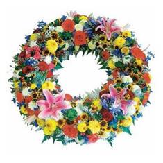 Colours Wreath