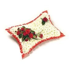 Red &amp; White Based Pillow